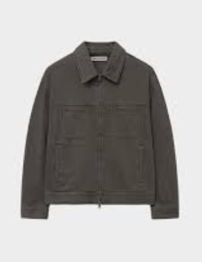 INSILENCE Garment Dyeing Mechanic Jacket BROWN