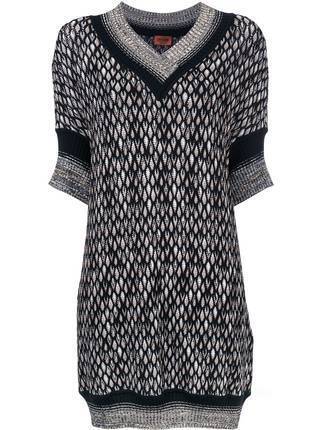 MISSONI v-neck sweater dress