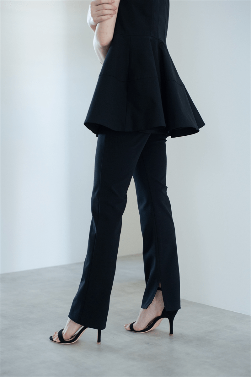 maison de Dolce. 美脚スリットパンツ【black】