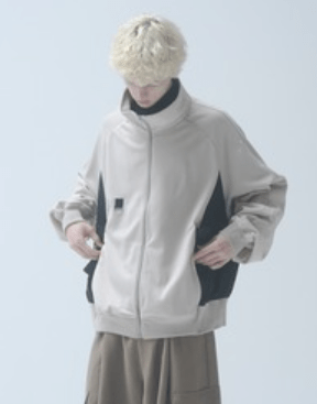 DOOPZ High neck ring zip track jacket