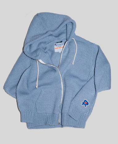RICE NINE TEN HAND KINITTED ZIP HOODIE