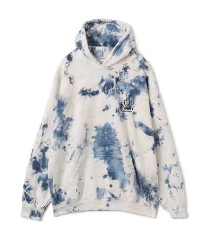LIBERAIDERS LIBERAIDERS BE HERE NOW TIE-DYE HOODIE TIE DYE