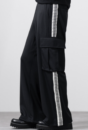 CLEL Hand Knitting Track Cargo Pants