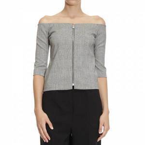 PINKO TOP SCHINDLER ZIP MANICA 3/4 GALLES