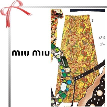 Miu Miu ゴブラン織り スカート