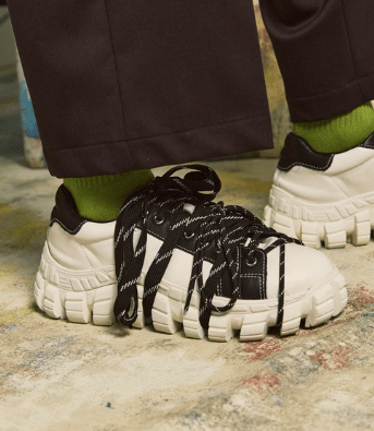 MAISON SPECIAL Rattling Sole Low-cut Sneakers