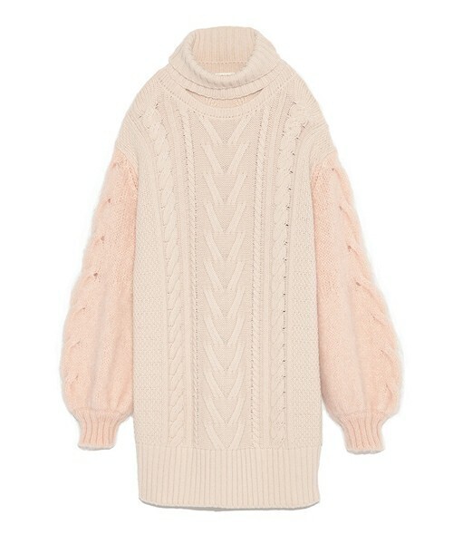 FURFUR ≪GINZA9月号掲載≫ゲージミックスワンピース