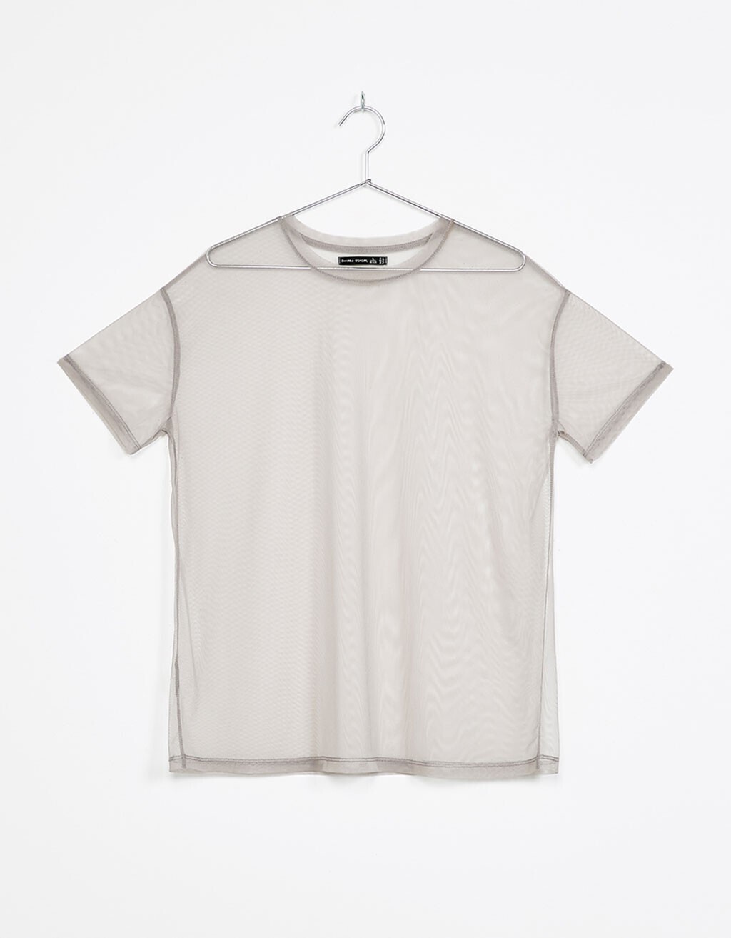 Bershka Oversized tulle T-shirt