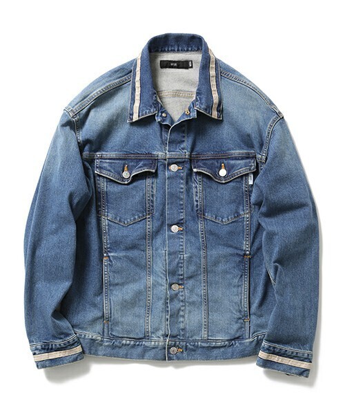 VAPORIZE VAPORIZE / Line loose denim jacket