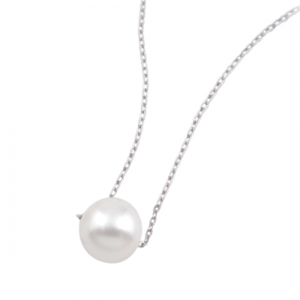 ESTELLE JEWEL GARDEN 【AGPW50344740】BLOOM/K10WG 淡水パール1粒ネックレス