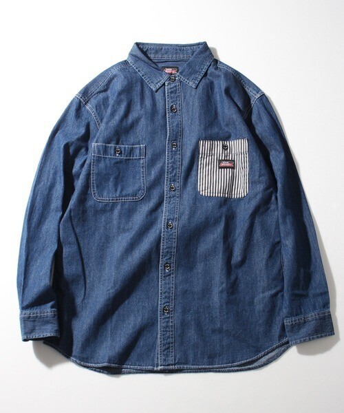 GENUINE DICKIES バックロゴ ワークシャツ