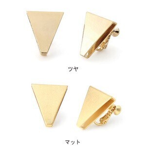 Ane Mone メタルトライアングルのイヤリング