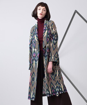 AULA AILA MOSAIC PRINT GOWN