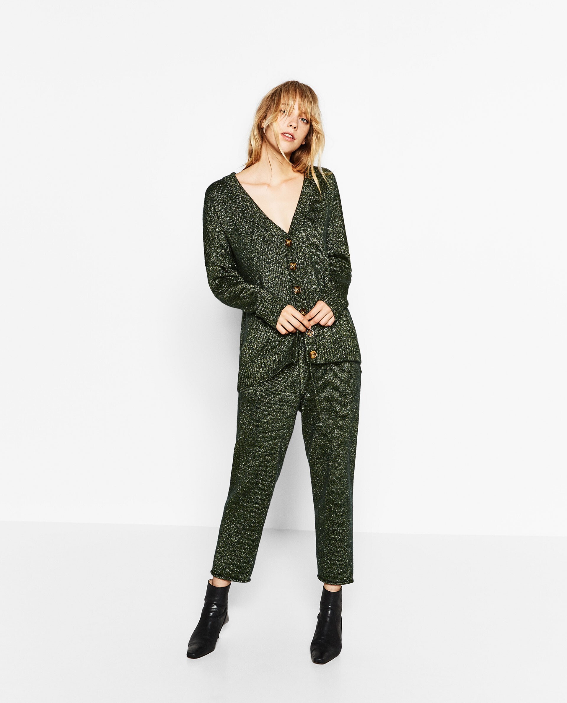 ZARA グリーンジャケット