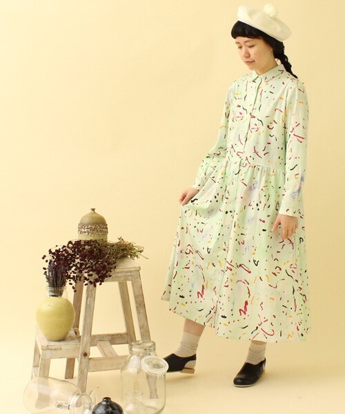 bulle de savon ○奥にはなpr　シャツ ワンピース