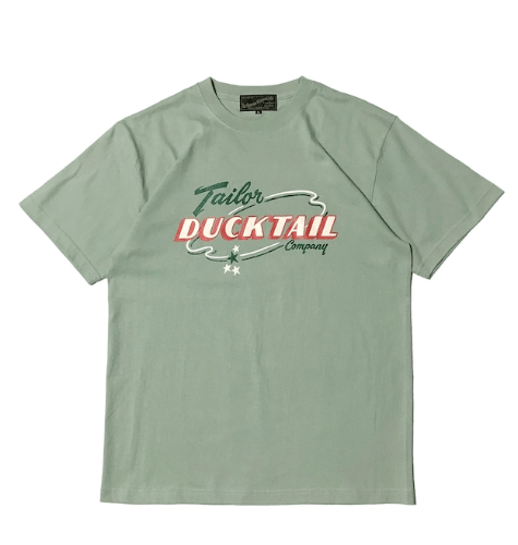 DUCKTAIL CLOTHING 50s デザイン アトミックロゴ 半袖 Tシャツ