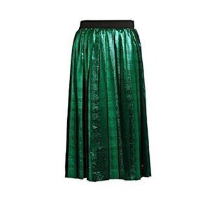 MUVEIL Metallic pleated skirt