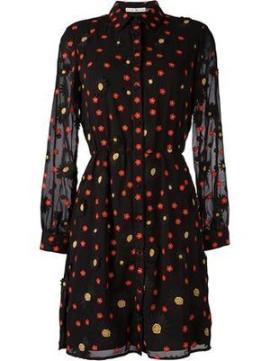 Alice + Olivia フローラル装飾 ワンピース