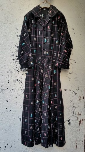 Bernet 50's Black Dress