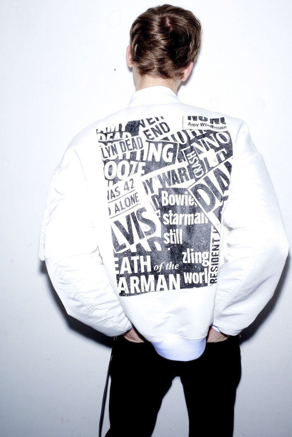 Rags McGREGOR Rags McGREGOR】BACK PRINT MA-1