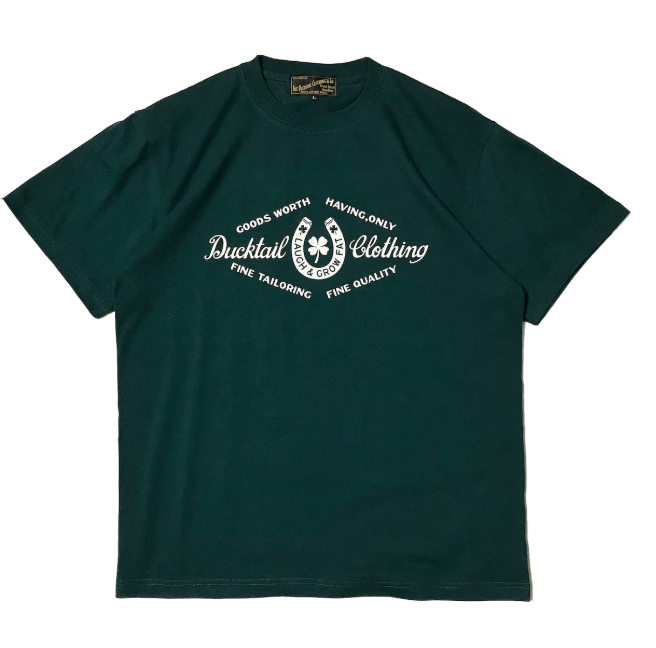 DUCKTAIL CLOTHING "HORSESHOE" DARK GREEN
