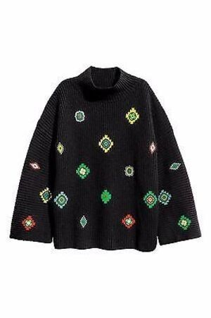 KENZO x H&M 100% KNIT LAMBWOOL SWEATER SIZE M LIMITED EDITION