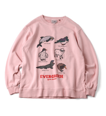 gym master 9.4oz ピグメントEVERGREENスウェットシャツ