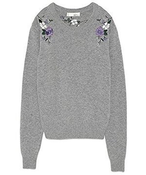 Lily Brown 刺繍ニットプルオーバー