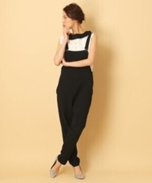 Rouge vif カットソー,オーバーオール