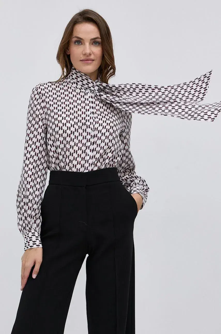 KARL LAGERFELD Koszula jedwabna