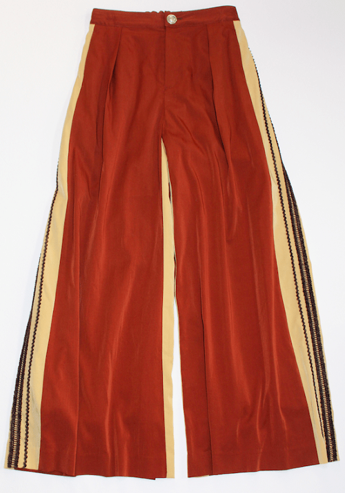 5-knot 2-TONE WIDE TROUSERS