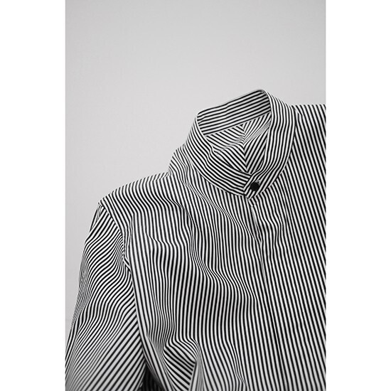 Milok ZIP SHIRTS／STRIPE／[裏MIlok]