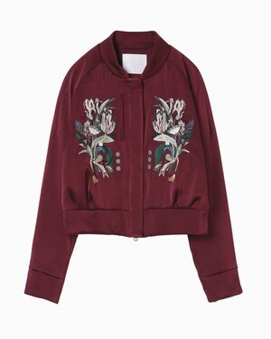 mame Decadent Motif Embroidery Blouson