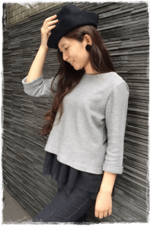 Aima+saie Aima+saie　467911　Bigツイルジャージー