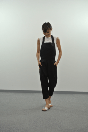CON ANIMA CON ANIMA 162749 ストレッチサロペットパンツ