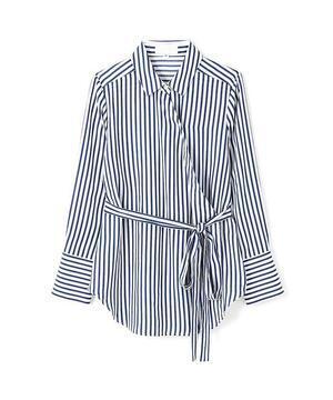 JILLSTUART モリーストライプカシュクールブラウス