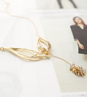 raffia ネックレス