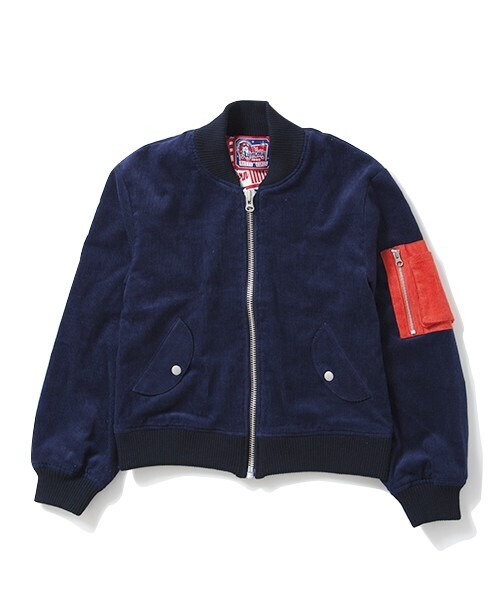 Aymmy in the batty girls HOLLYWOOD WALK コーデュロイ MA-1
