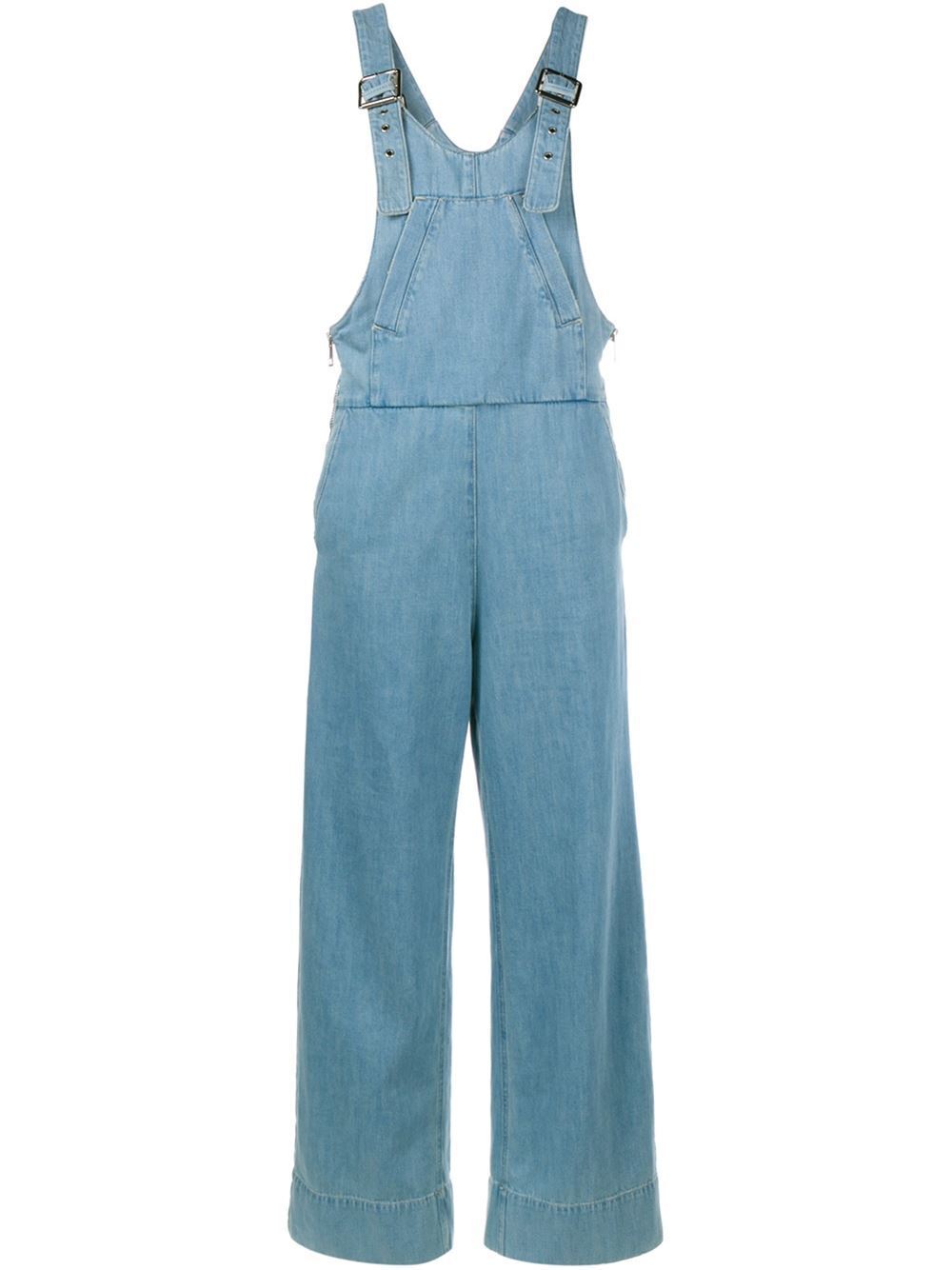 Chloé ウォッシュ加工オーバーオール