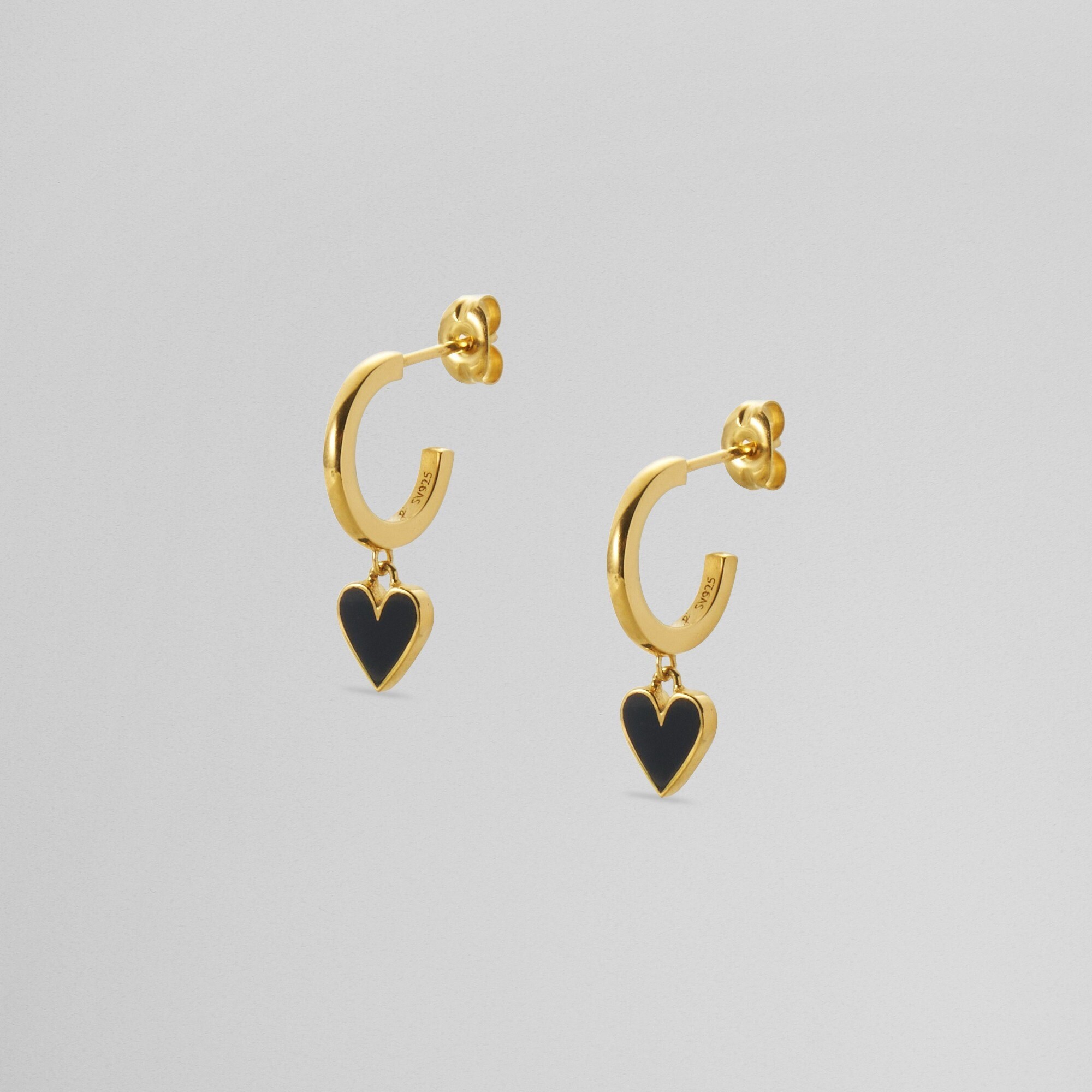 Plus Vendome MICROTATTOO_LOVE ピアス black out