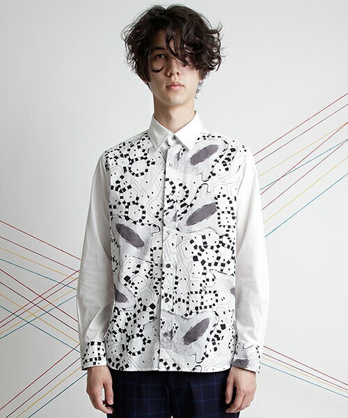 TSUMORI CHISATO アイスランドグラフティシャツ