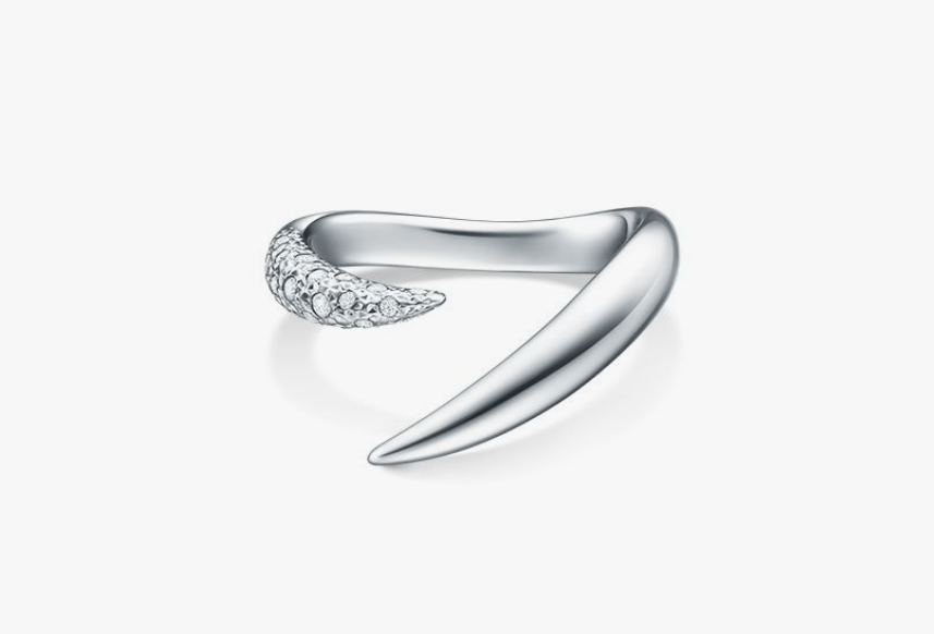 TASAKI デインジャー ホーン プラス ダイヤモンド パヴェ リング