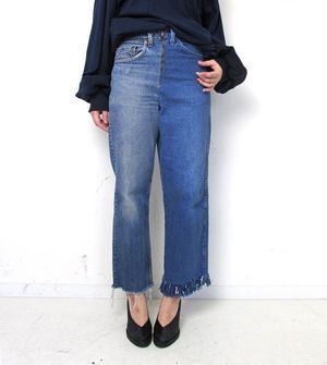77circa フリンジデニムパンツ