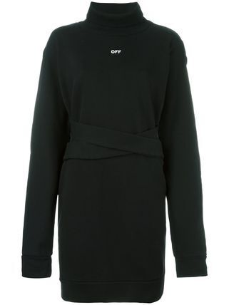 OFF-WHITE オープンバックタートルロングセーター