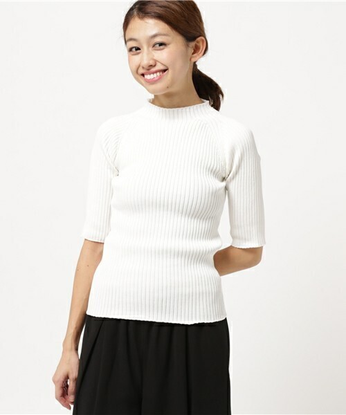 AULA AILA RIB WHOLEGARMENT TOPS