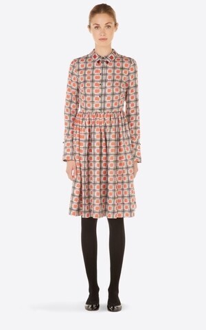 Manoush ROBE ARTY TARTAN ECRU