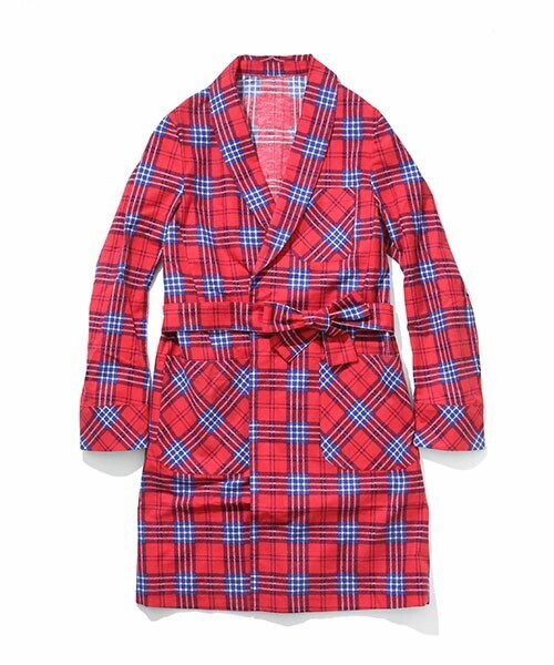 NUMBER (N)INE GOWN_FLANNEL CHECK