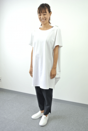 CON ANIMA CON ANIMA  162712  抜き衿カットワンピース
