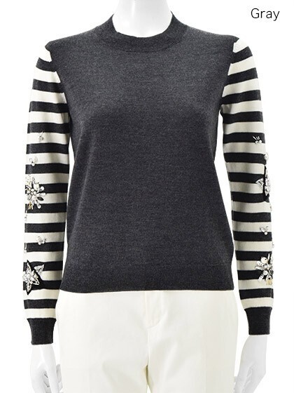 Chesty Star Sleeve Knit