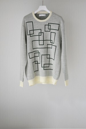 ETHOSENS CREW KNIT "line"